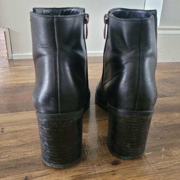 Franco Sarto Bette Women's Black Chelsea Boots Size 9.5M Ankle Booties Chic - Picture 6 of 16